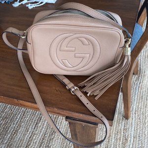 Gucci Soho small leather disco bag (Rose Beige Leather)